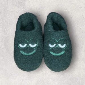 Giecikowe Kopciuchy – zielone wsuwane (Z Piętą)